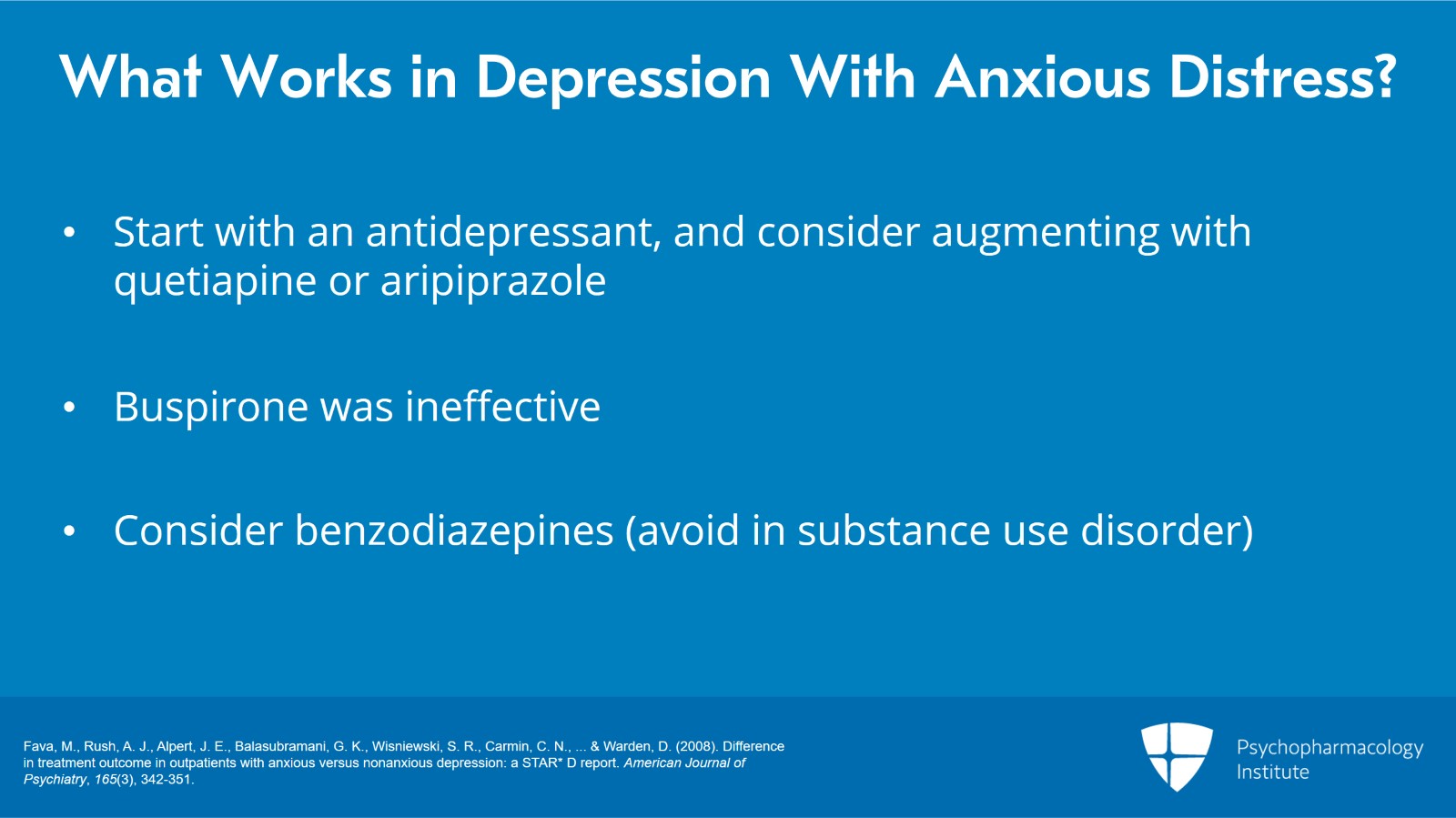 Major Depressive Disorder With Mixed Features and Anxious Distress ...